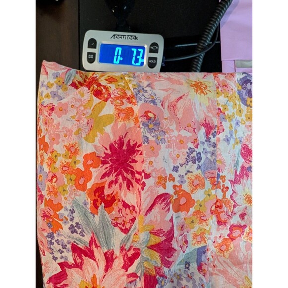 H&M Maxi Cotton Sun Dress Floral Flounced Size Large Ruffle Boho Bloom Cottage - Picture 11 of 11